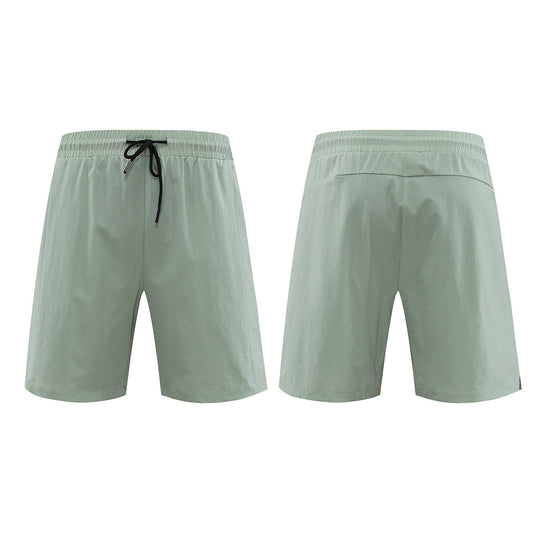 Quick-Drying Breathable Cooling Mid-thigh Shorts Gray